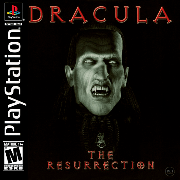 Dracula The Resurrection box art for Playstation